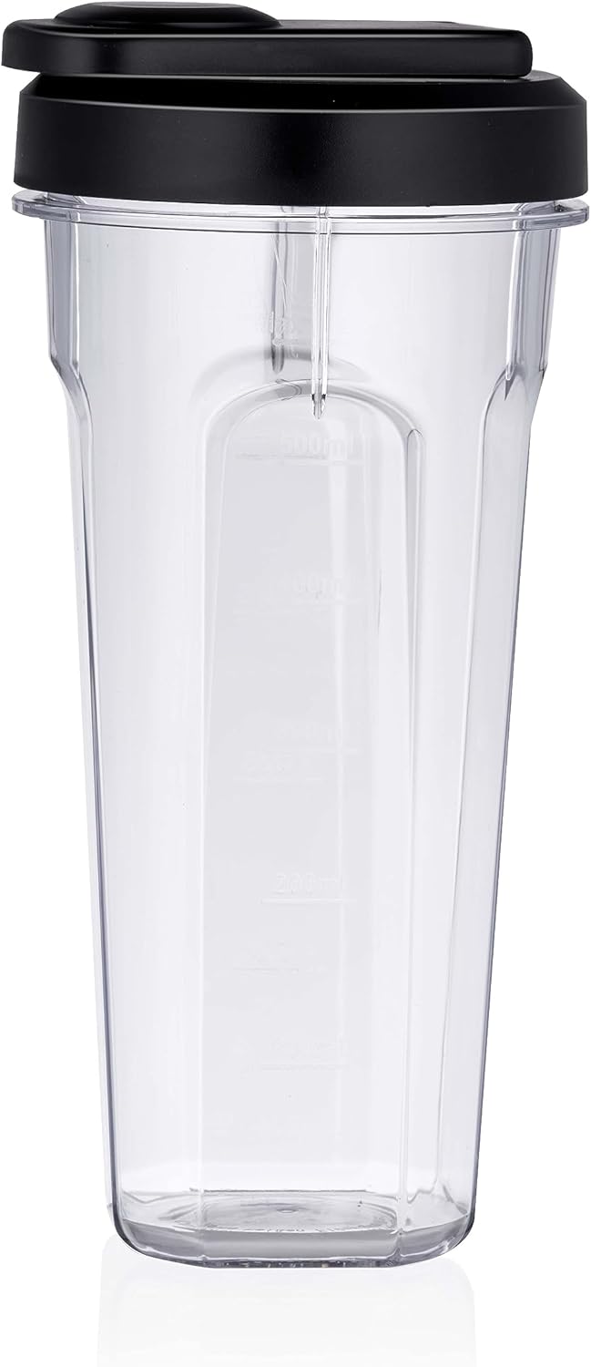 alpina Smoothie Maker Mixer - Smoothie Mixer 300W - Inkl. Smoothie Becher 300ml und 600ml - 2 Geschw