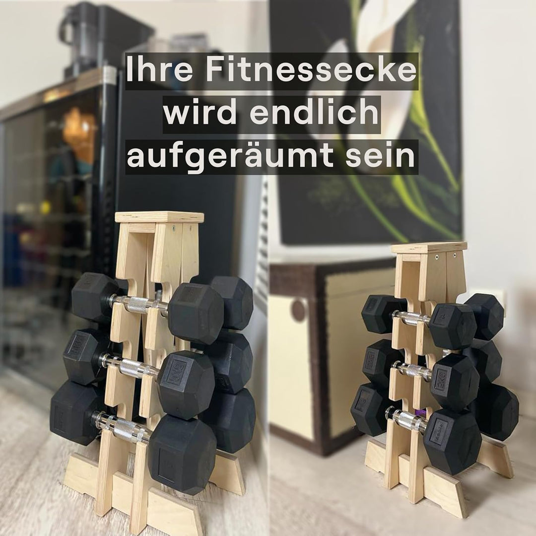 Meanswood Stone | Hantelständer | Hantelständer kurzhanteln | Kurzhantelständer | Kurzhantel ständer