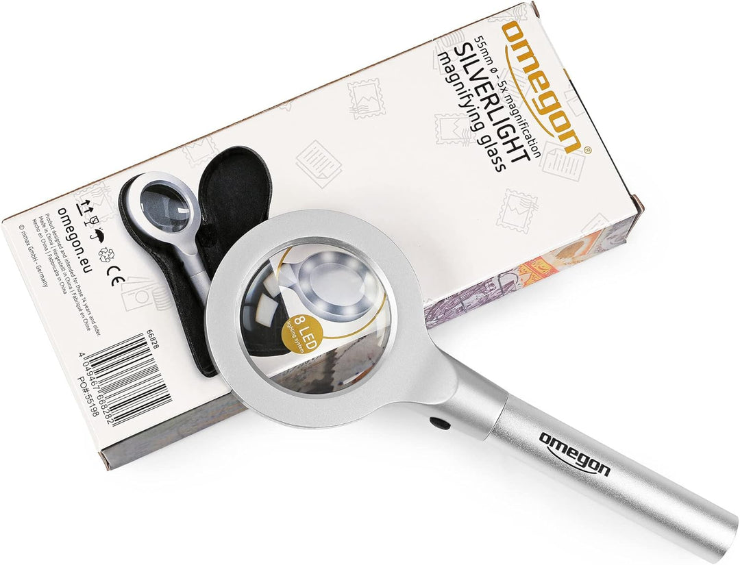 Omegon 55mm LED-Leuchtlupe