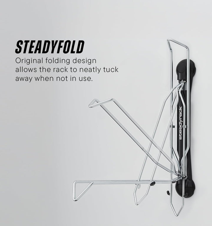 Steadyrack Fahrrad Wandhalterung - Classic Rack - Fahrrad Wandhalterung vertikal als Aufbewahrungslö