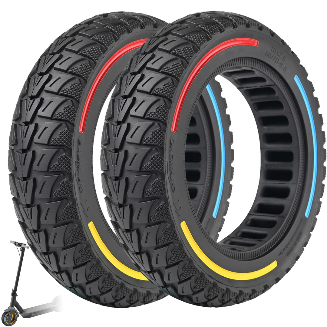 60/70-6,5 Vollgummireifen 10 Zoll Solide Reifen für Xiaomi 5/5 Pro/5 Max,für Ninebot Max G30/Max G30