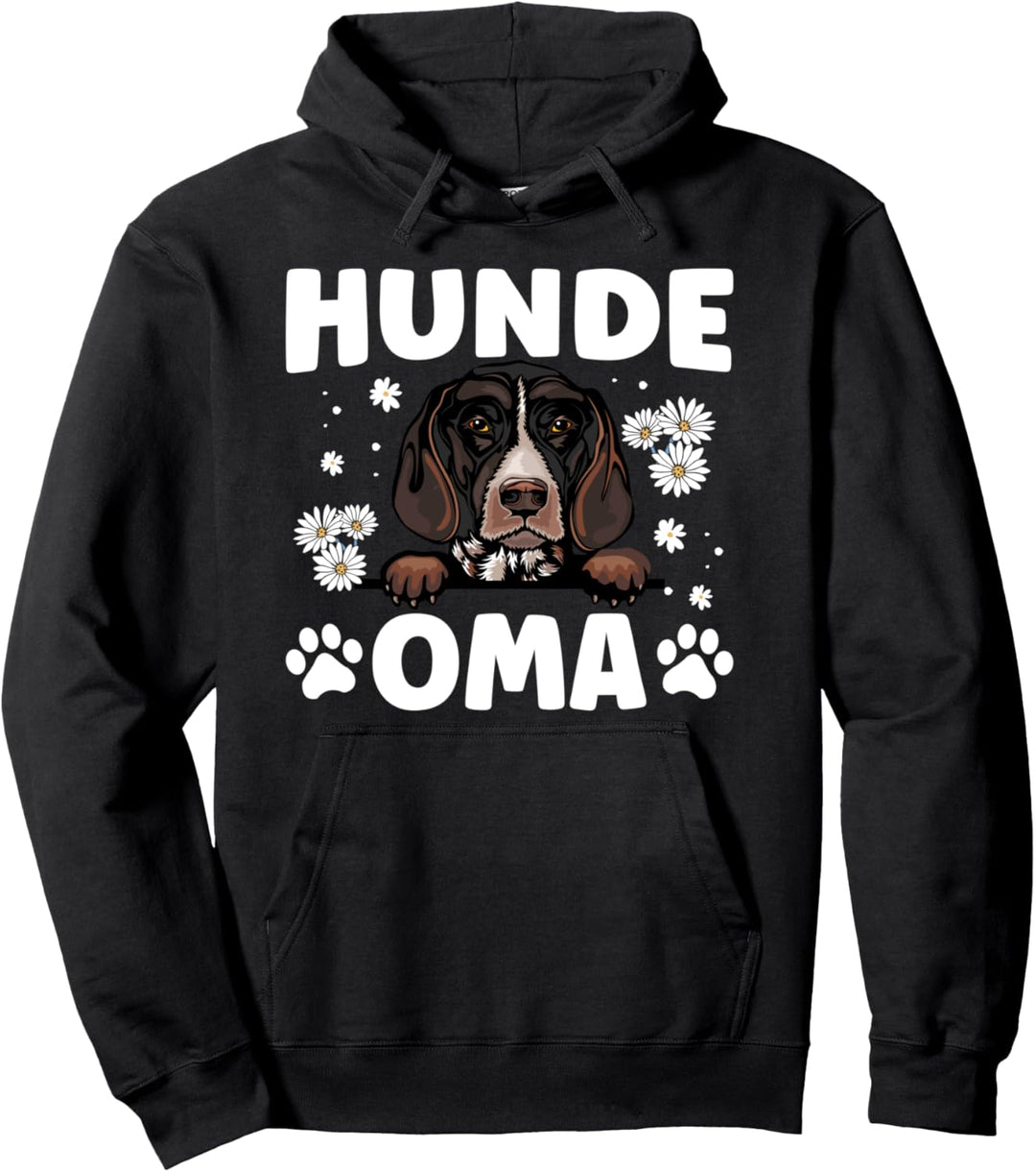 Deutsch Kurzhaar Hund jagdhund Hunde Oma Pullover Hoodie