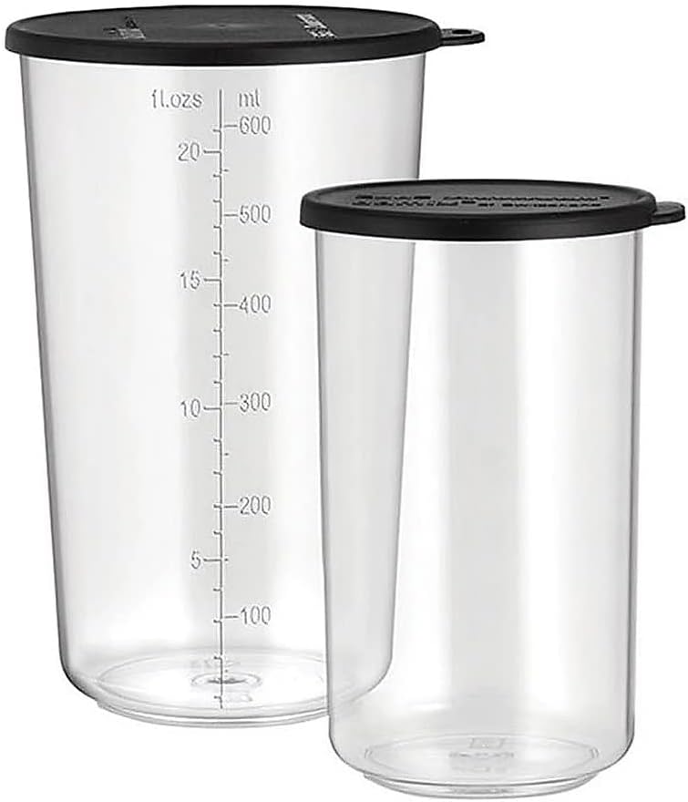 ESGE-Zauberstab Set M100 Design 901295, Hand - Stabmixer, Pürierstab, inkl. Becher-Set 600ml & 400ml