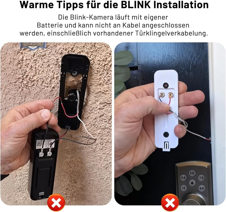 Besimlive Funksignal Weiterleitung Set,Türklingel Erweiterung Weiterleitung Funk for Blink Türklinge