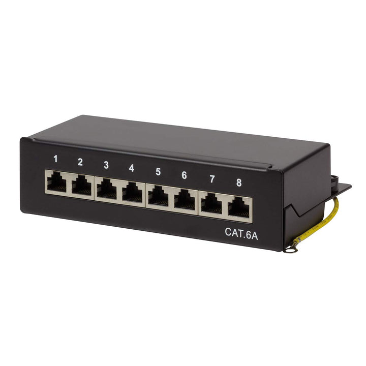LogiLink Professional Cat.6A (500 MHz) Patchpanel - Verteilerfeld, Tisch/Wand/Desktop, STP (geschirm