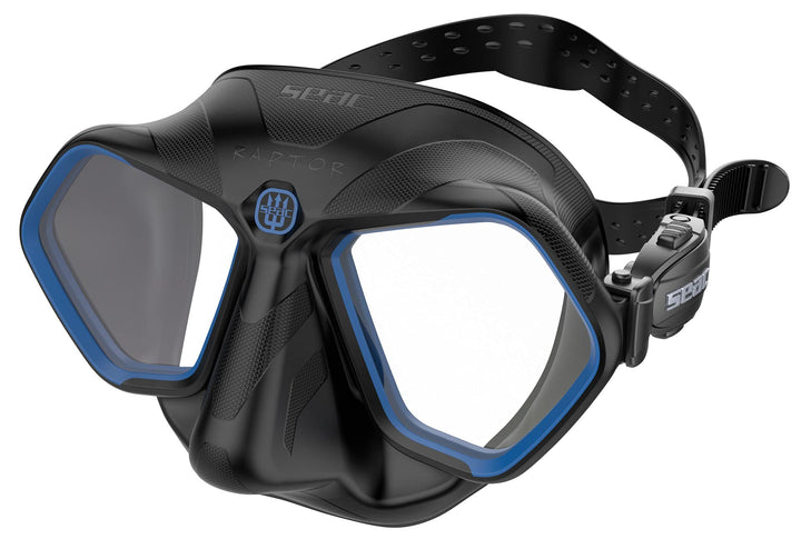 SEAC Raptor, Low Volume Maske für Freitauchen u standard schwarz/blau, standard schwarz/blau