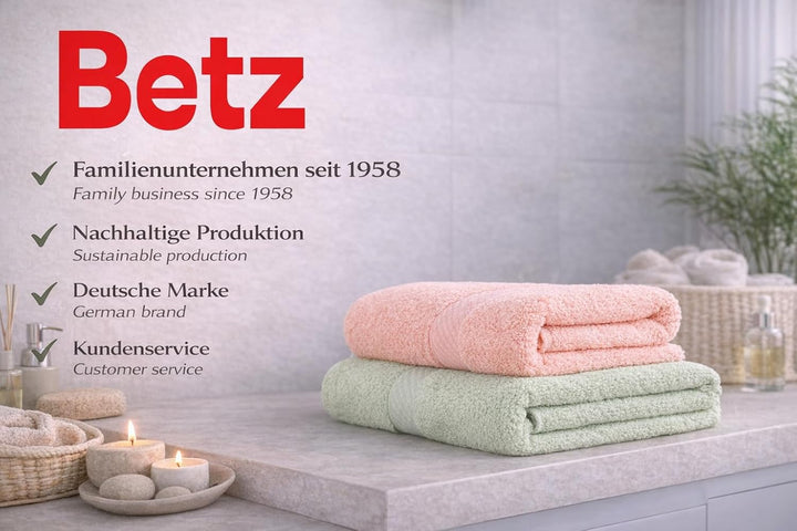 Betz Handtuch 6er Pack Handtücher Set Palermo Grösse 50x100 cm 100% Baumwolle - gut trocknend, leich