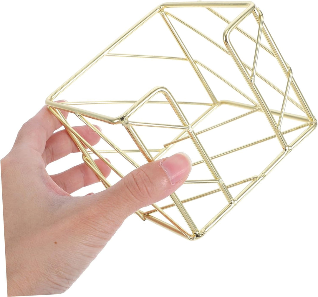 SOLUSTRE Notizzettelbox aus Eisen mit Langlebigem Material und Grosse Kapazität Hohles Design für Sc