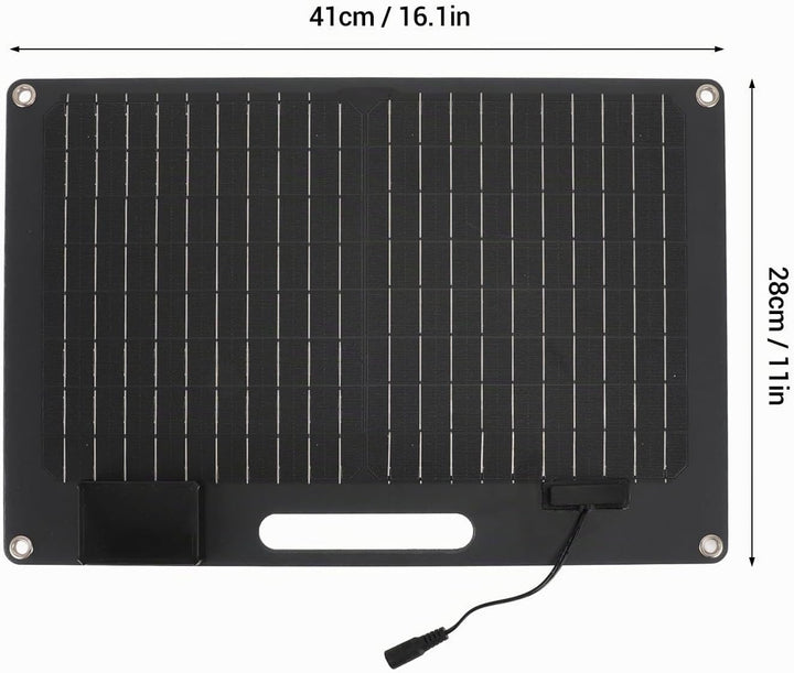 100 W Tragbares Solarpanel, USB-Ausgänge, Schnelles Aufladen, Hocheffizientes Solarpanel-Ladegerät f