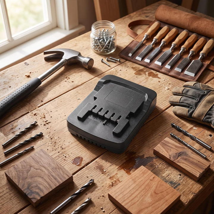 Eujgoov Batterieadapter für 18V BL Lithiumbatterie für Metabo 18V Lithiumbatterie Zubehör