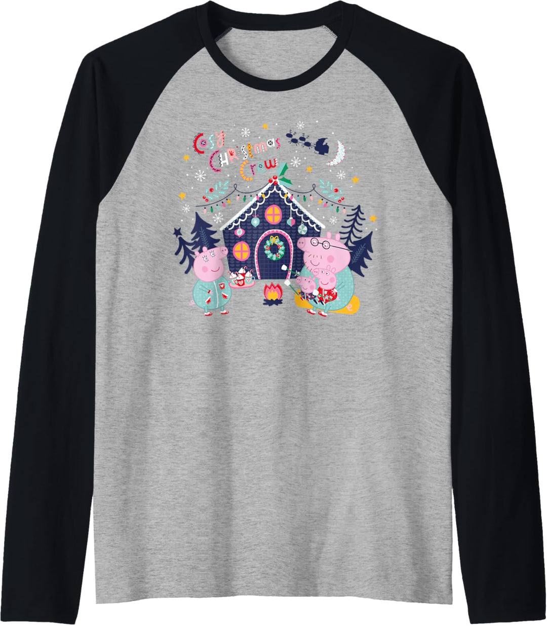 Peppa Pig Cozy Weihnachten Raglan