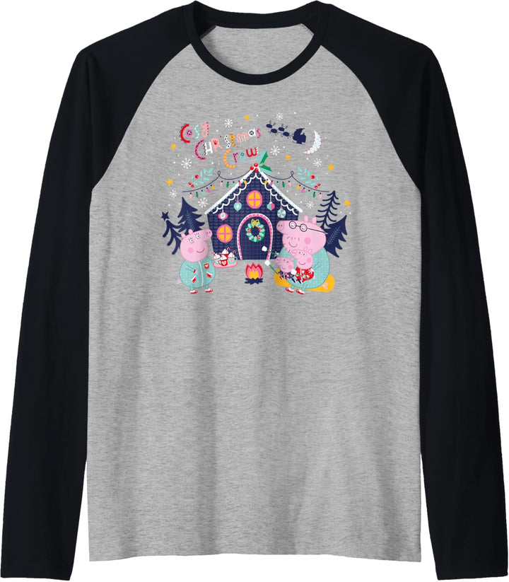 Peppa Pig Cozy Weihnachten Raglan