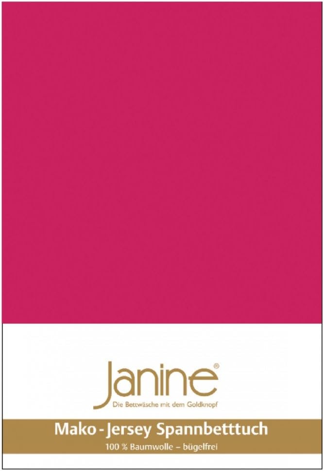 Janine Spannbetttuch 5007 Mako Jersey 140/200 bis 160/200 cm Sand Fb. 29 140/200 cm - 160/200 cm San