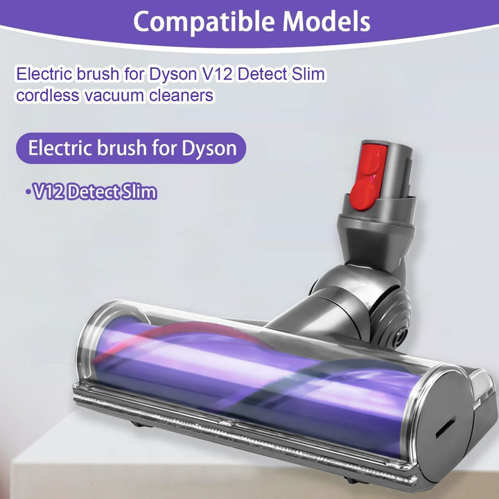 Elektrische Bürste für Dyson V12 Slim, Ersatzteil Direktantrieb Reiniger Kopf Turbine Bodendüse für