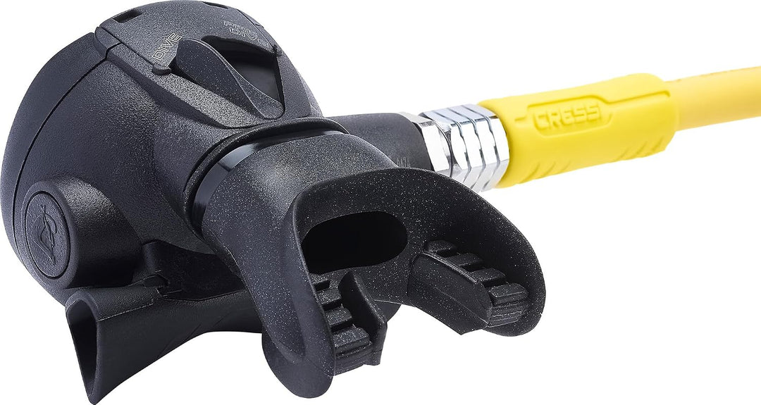 Cressi Octopus zum Tauchen - Premium Octopus mit gelber Röhre Compact, Compact