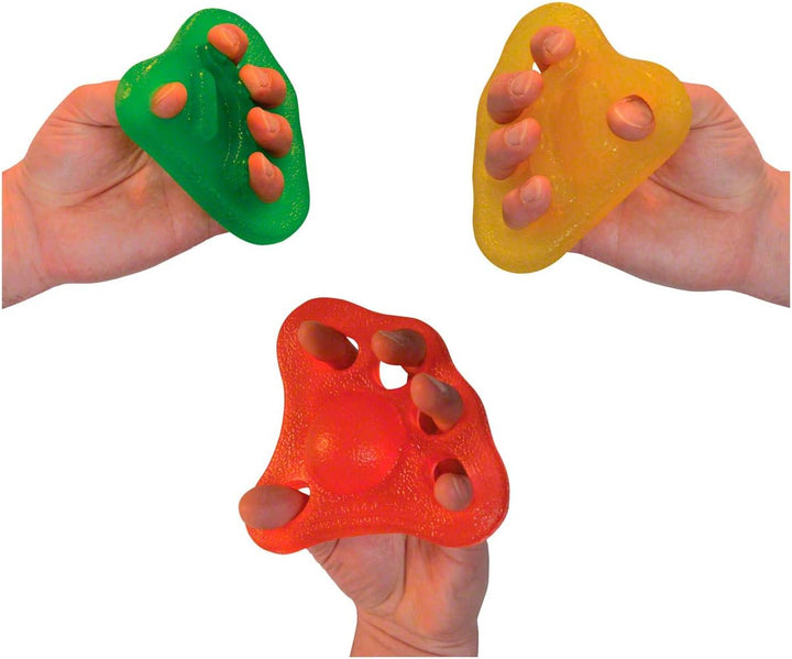 Power-Web Flex Grip Handtrainer Fingertrainer Unterarmtrainer 3er Set