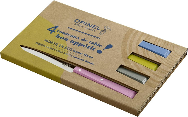 Opinel OP01533 Messersatz Esprit Champagne, versch. Farben Messer Set, Edelstahl, grau, M