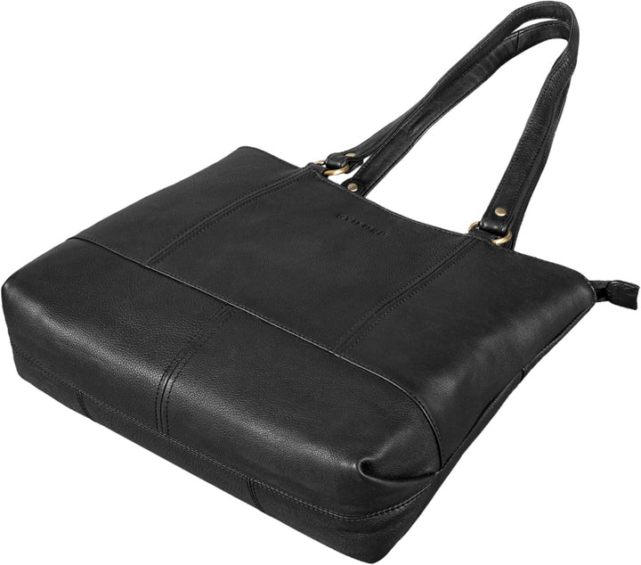 STILORD 'Delilah' Leder Shopper Damen Handtasche Umhängetasche Hobo Bag Retro Schultertasche Lederta