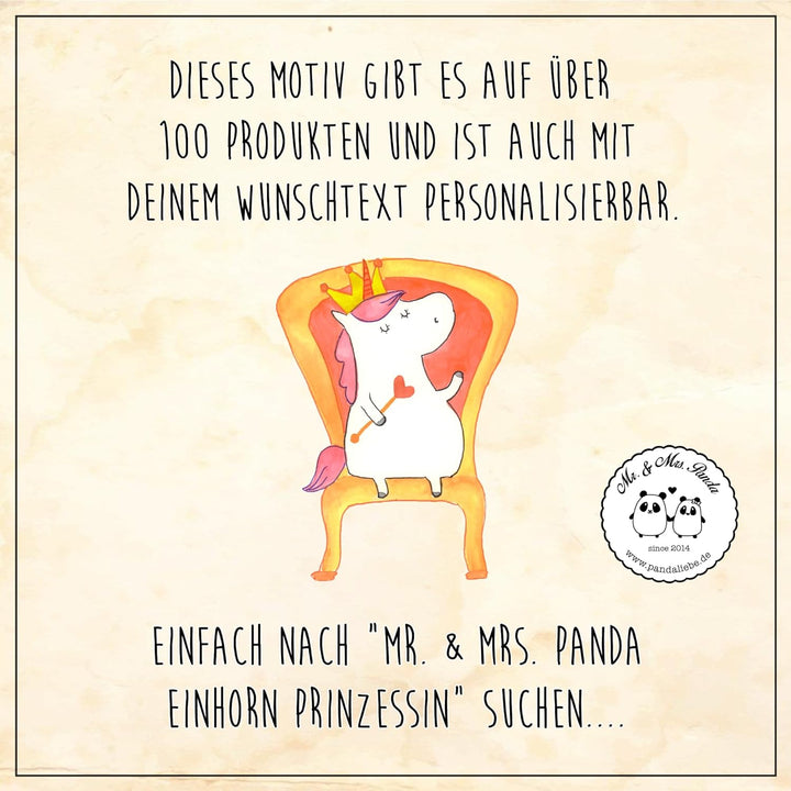 Mr. & Mrs. Panda Motiv WC Sitz Einhorn Prinzessin - Geschenk, Unicorn, Pegasus, Toilette, Klobrille,