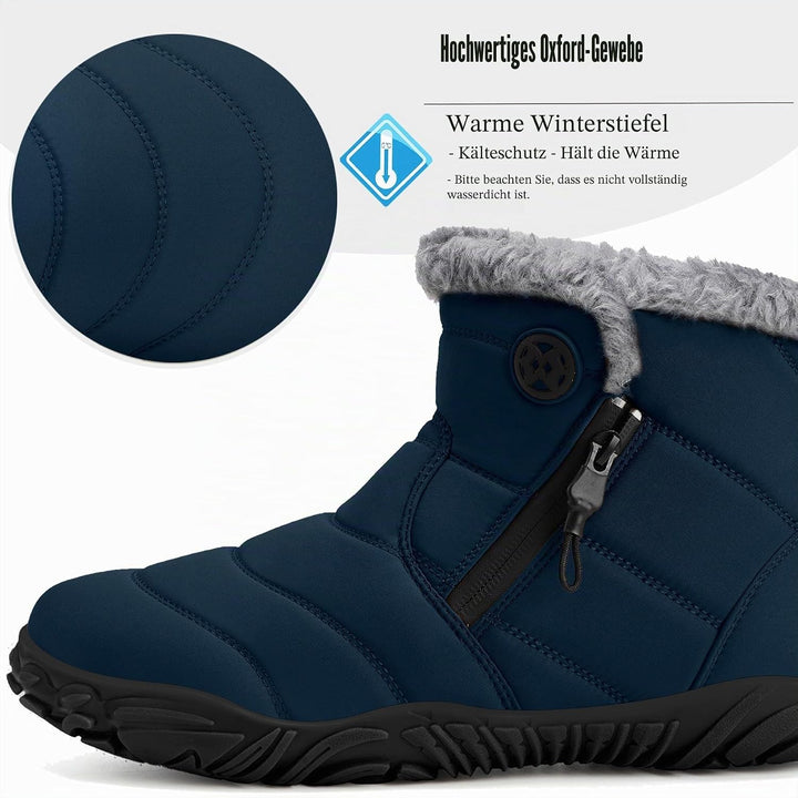 Barfussschuhe Herren Gefüttert Winterschuhe Damen Warm Winterstiefel Winter Schneestiefel 41 EU Dunk