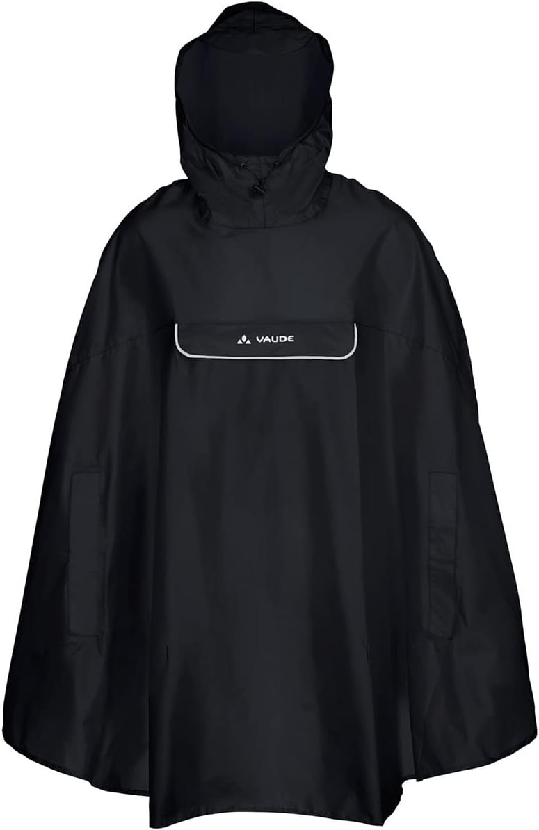 VAUDE Regenponcho Valdipino Poncho - Damen und Herren wasserdicht - Outdoorponcho Regenschutz mit in