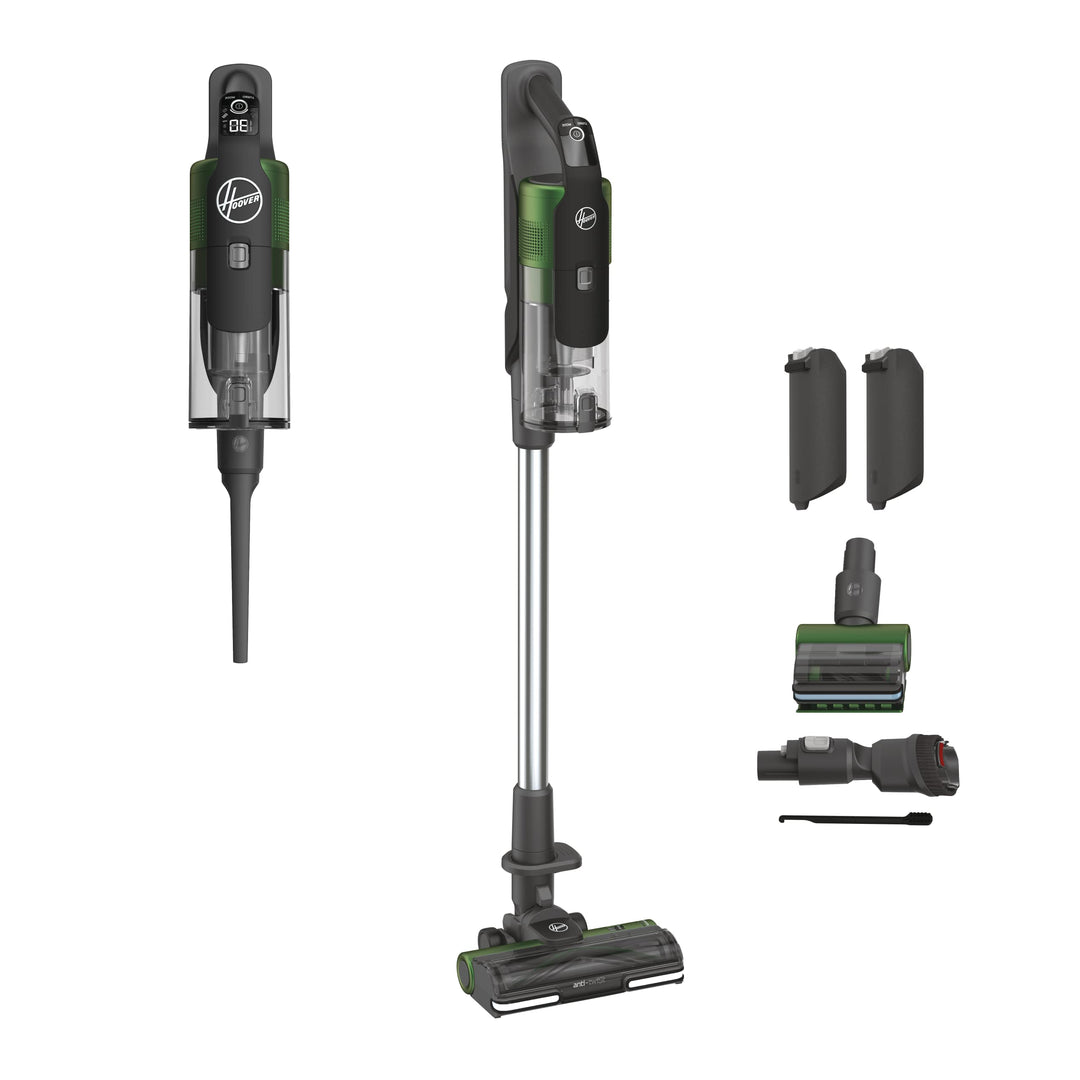 Hoover Akku-Staubsauger Tierhaare HF9 PET I Bis zu 240 m² bzw. 60 Min Laufzeit mit 2 Akkus I Leistun