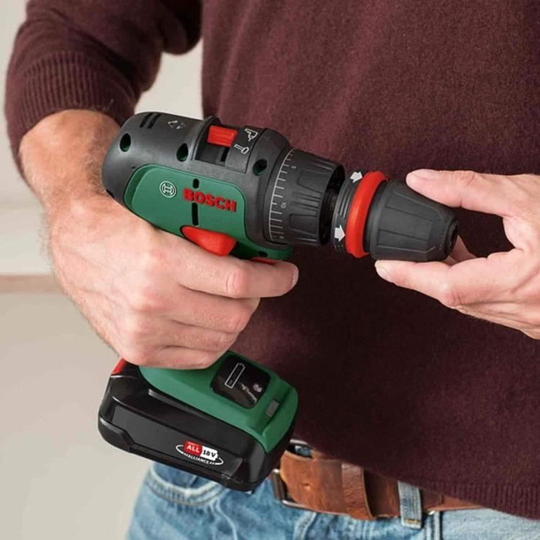 Bosch Home and Garden Bosch Akku Schlagbohrmaschine AdvancedImpact 18 (2 Akkus, 18-Volt-System, im H