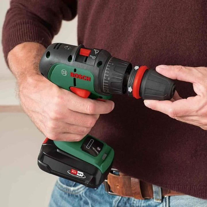 Bosch Home and Garden Bosch Akku Schlagbohrmaschine AdvancedImpact 18 (2 Akkus, 18-Volt-System, im H