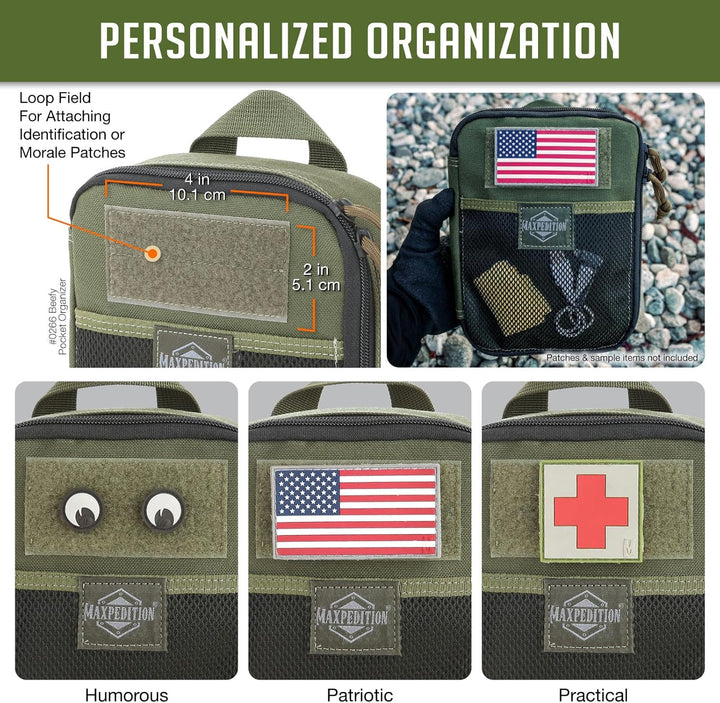 Maxpedition Beefy Pocket Organizer Tasche Einheitsgrösse Grün, Einheitsgrösse Grün