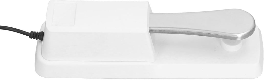 Universelles Sustain-Pedal für Tastatur, Weisses Sustain-Fusspedal mit 0,25-Zoll-Schnittstelle, Klav