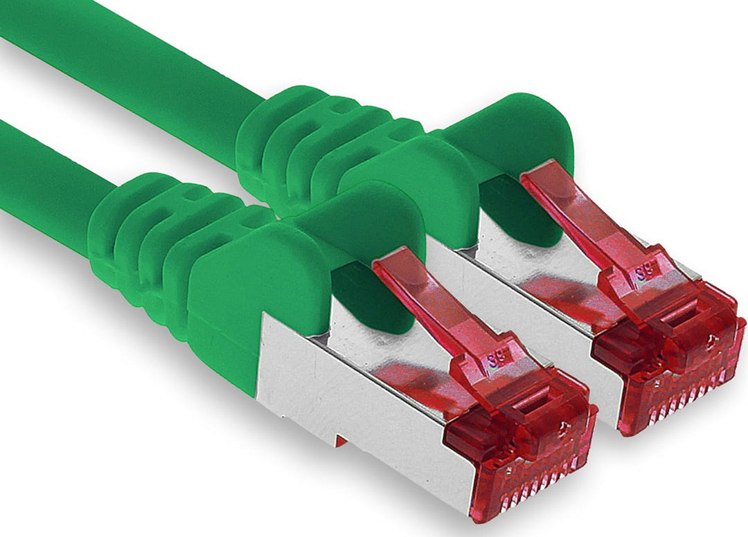 1aTTack.de - 1x 50m CAT6 Patchkabel S/FTP PIMF Schirmung CAT.6 RJ45 Netzwerkkabel Ethernetkabel DSL