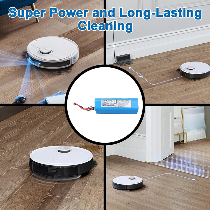 14,4 V 5600 mAh Ersatzakku Kompatibel mit Ecovacs Deebot T5 T9 T9+ T8 T8+ T10 AIVI/Max, Deebot DX65/