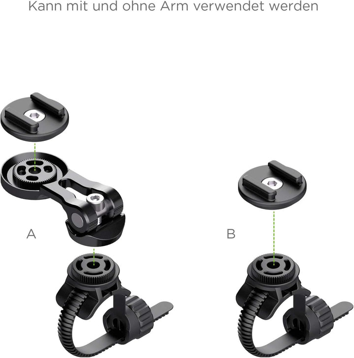 SP CONNECT Fahrrad-Handyhalterung für iPhone 8+/7+/6S+/6+ | Wasserdichter Handyhalter für Fahrradlen