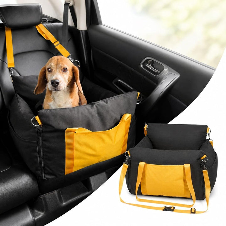 Autositz für Hunde, schwarz, für Vorder- und Rücksitz, 11kg