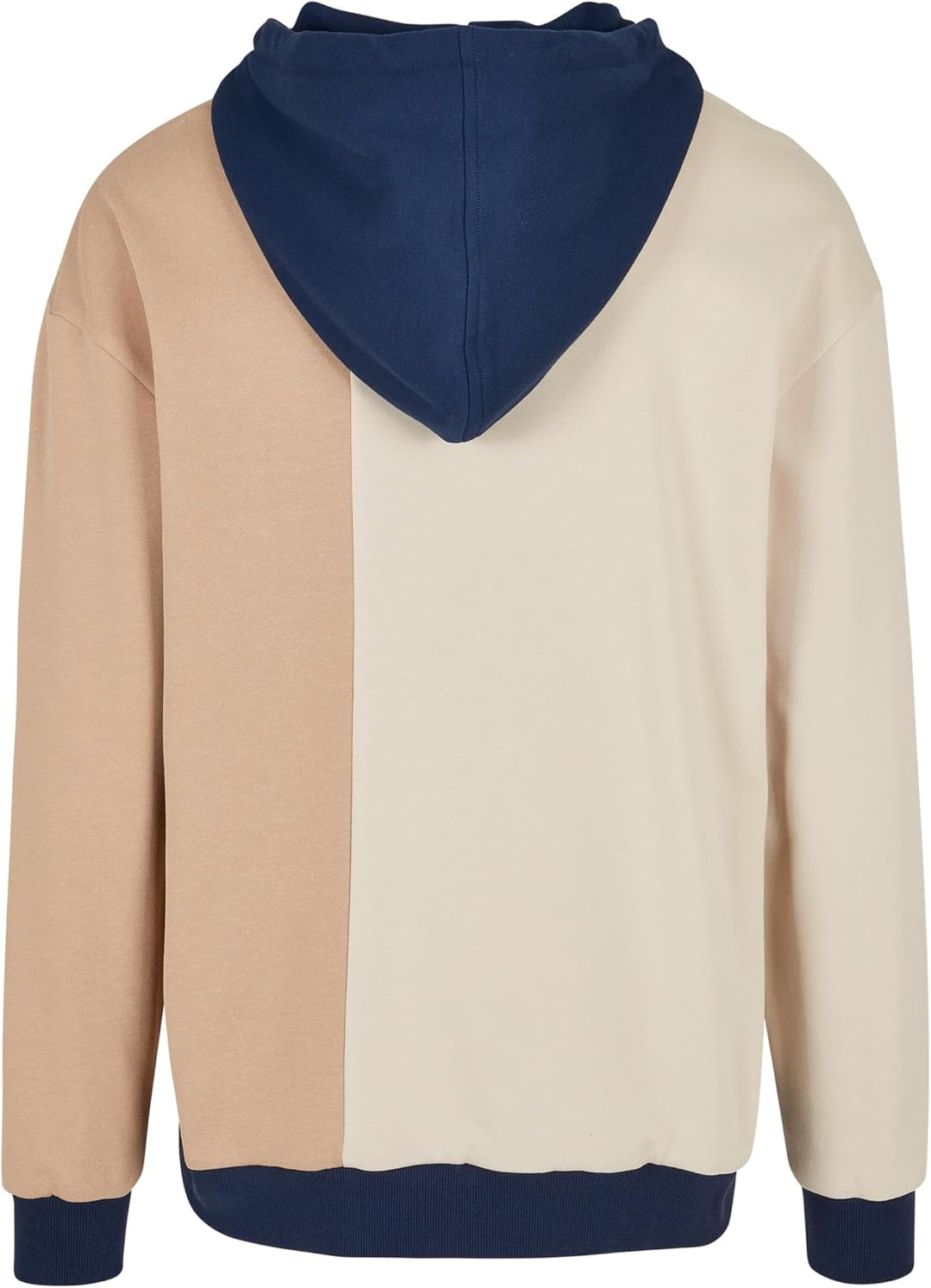 Urban Classics Oversized Color Block Hoody, Herren Kapuzenpulli aus Terry-Stoff mit Kängaru-Tasche,