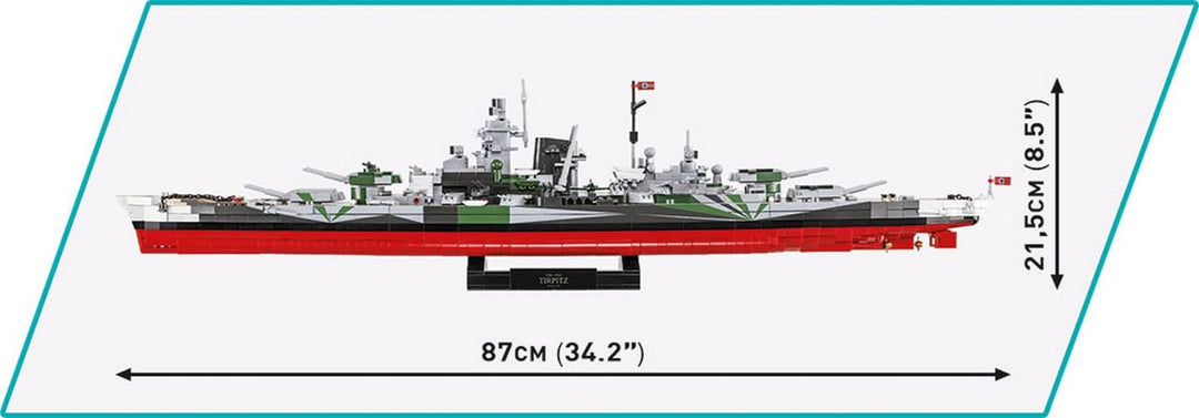 Klocki Battleship Tirpitz