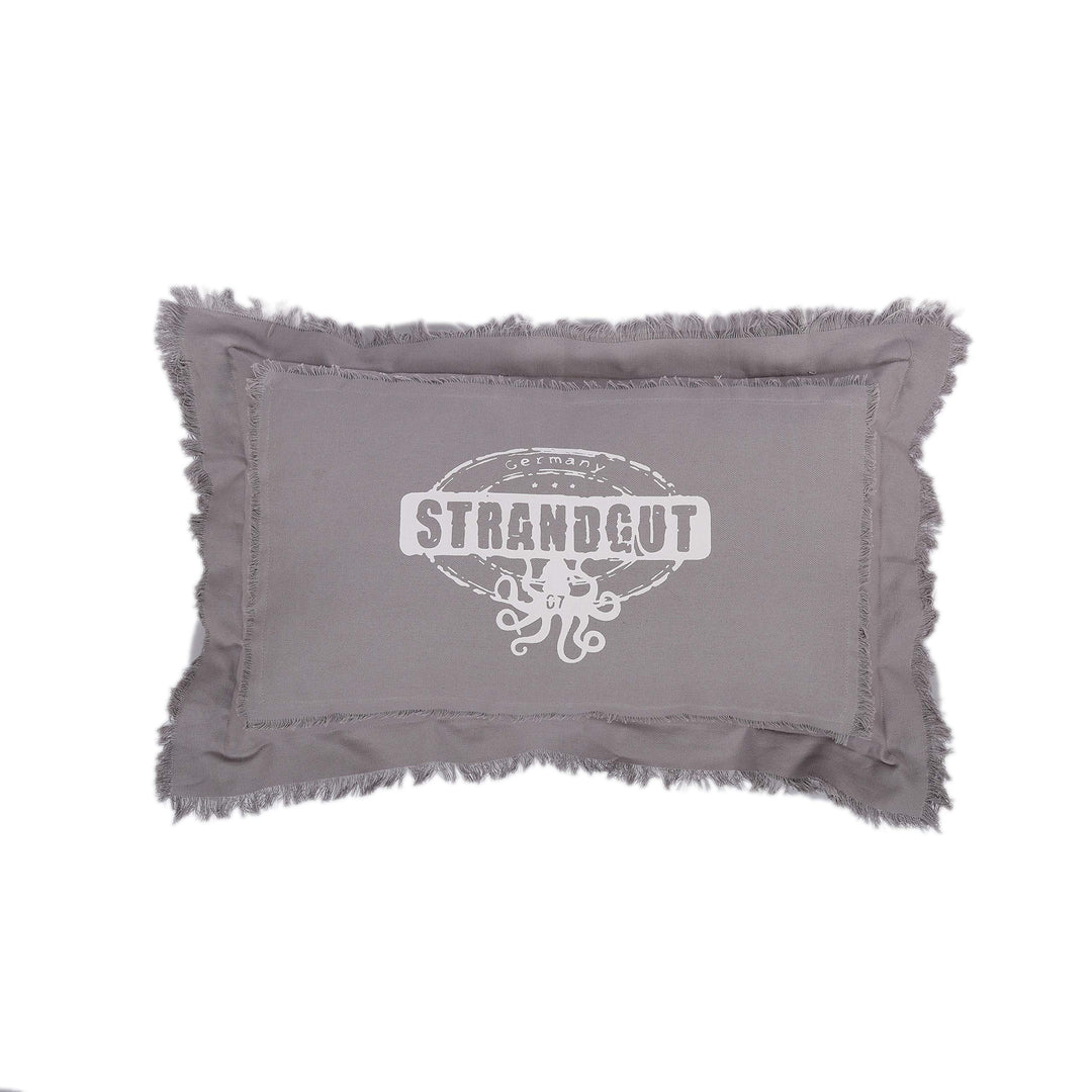 Strandgut07 Kissen mit Reissverschluss, 50 x 30 cm, Grau 50 x 30 cm Grau, 50 x 30 cm Grau