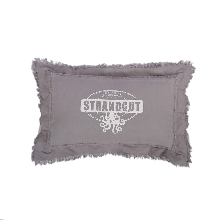 Strandgut07 Kissen mit Reissverschluss, 50 x 30 cm, Grau 50 x 30 cm Grau, 50 x 30 cm Grau