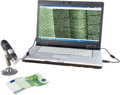 Somikon Digitalmikroskop: Digitales USB-Mikroskop mit Kamera & Ständer, 1.600-fache Vergrösserung (M