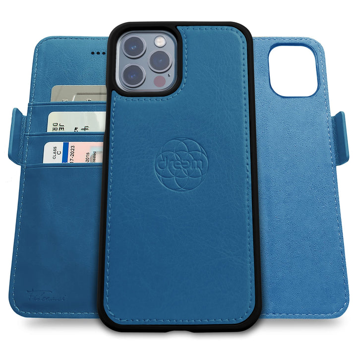 Dreem Fibonacci iPhone 13 Pro Max Brieftaschen-Etui / 2-in-1 stossfestes Etui und abnehmbares Folio