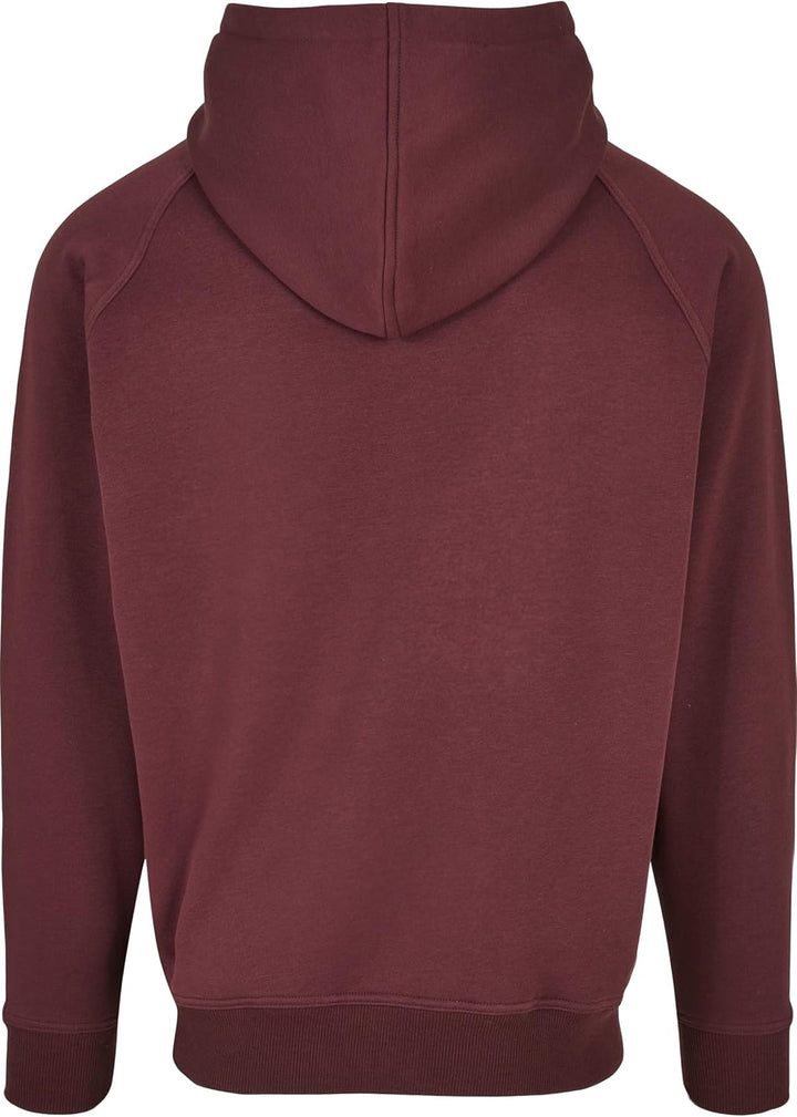 Urban Classics Herren Blank Hoody Kapuzenpullover XS Cherry, XS Cherry