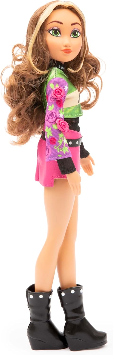 Winx Club Beauty Pop Doll – Flora with Fashion Concert Outfit & Glitter Gel – Fully Articulated Fair
