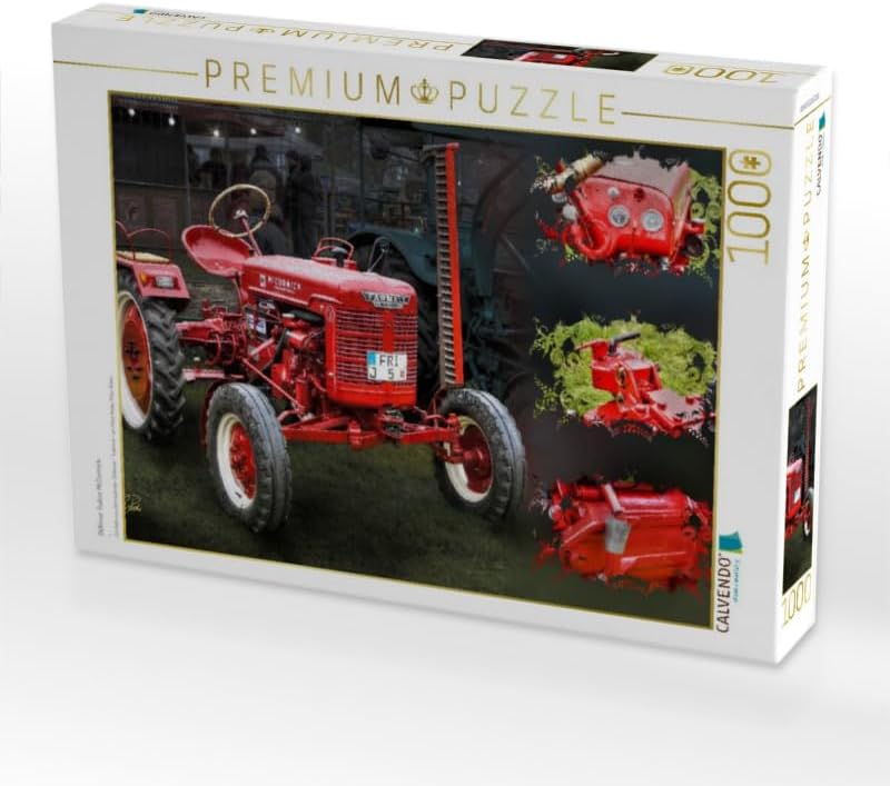 CALVENDO Puzzle Oldtimer Traktor McCormick 1000 Teile Lege-Grösse 64 x 48 cm Foto-Puzzle Bild von Pe