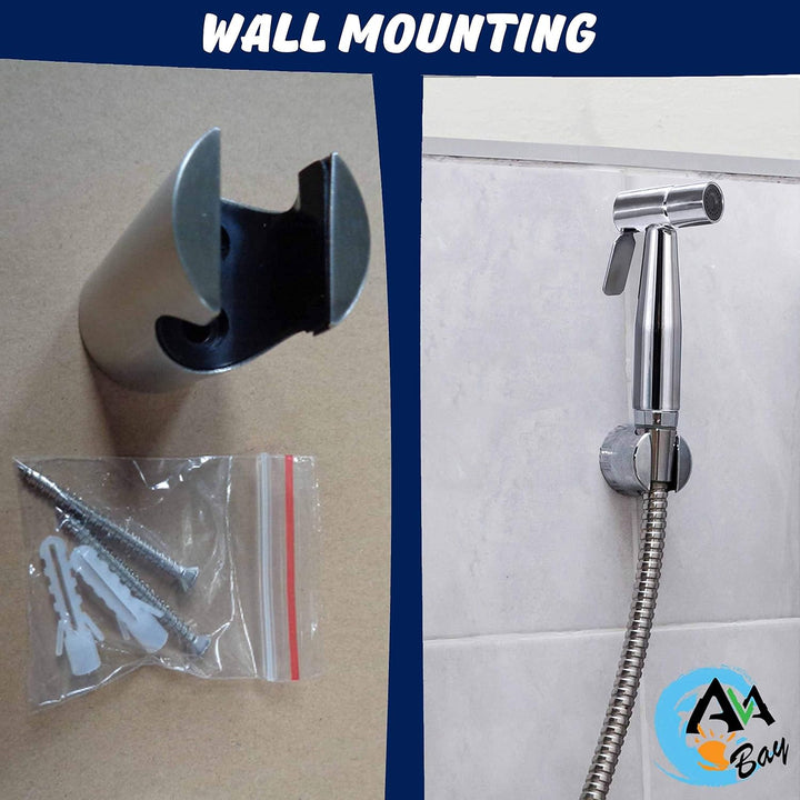 AVAbay Sprühkopf-Halter, Hand-Bidet-Halterung für Toilette, Shattaf-Aufhänger, Haken, Befestigung, T