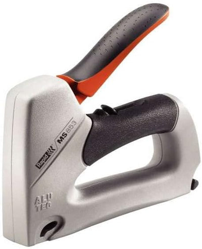 Rapid Handtacker ALU853, Tacker für Holz und Stoffe, Leistungsstark, Aluminium, für Klammern Typ 53,