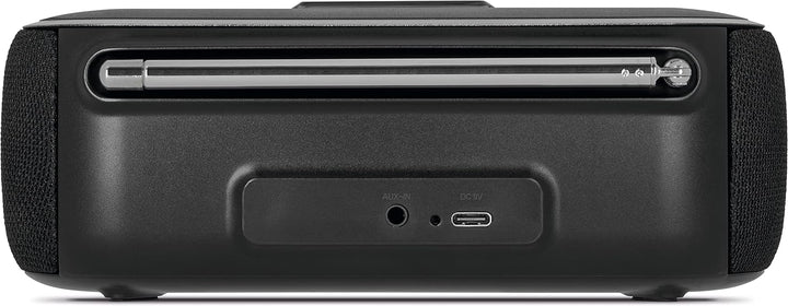 TechniSat VIOLA BT 1 - tragbarer Bluetooth-Lautsprecher mit DAB+ Digitalradio (UKW, DAB, Uhr, Weckti