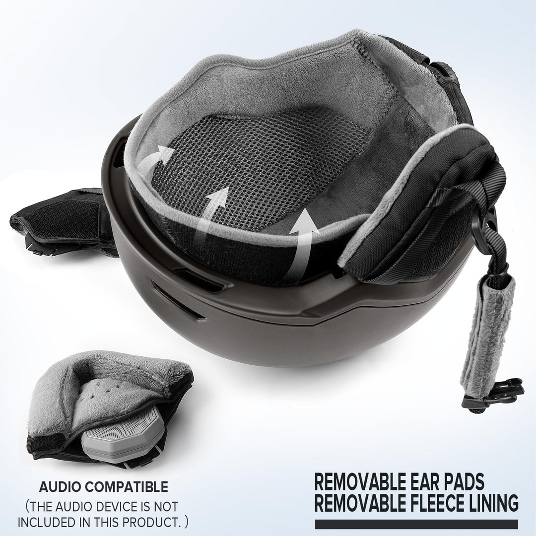 OutdoorMaster MIPS Skihelm, Snowboardhelm für Männer und Frauen, Snowboardhelm mit Ventilationssyste