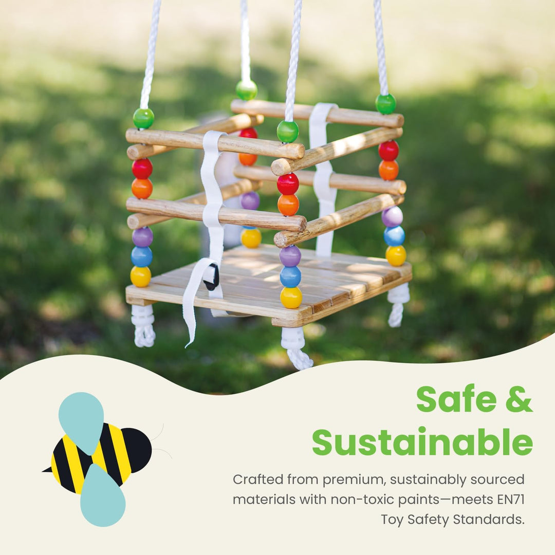 Bigjigs Toys Baby-Holzschaukel