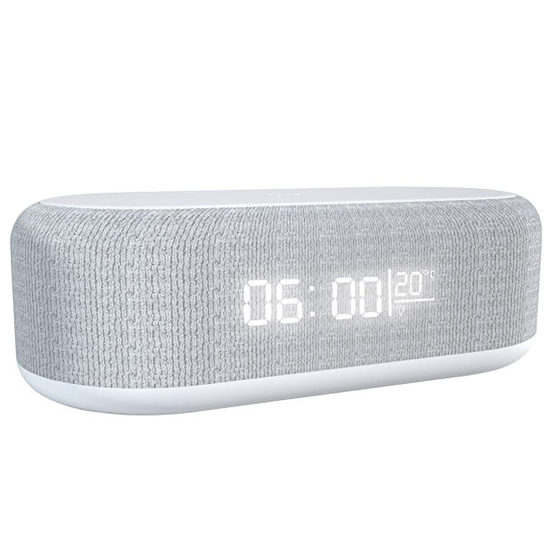 ELLENNE - LED-Radiowecker mit kabelloser Aufladung - Wecker mit Alarm mit Timer, Nachtlicht, einstel