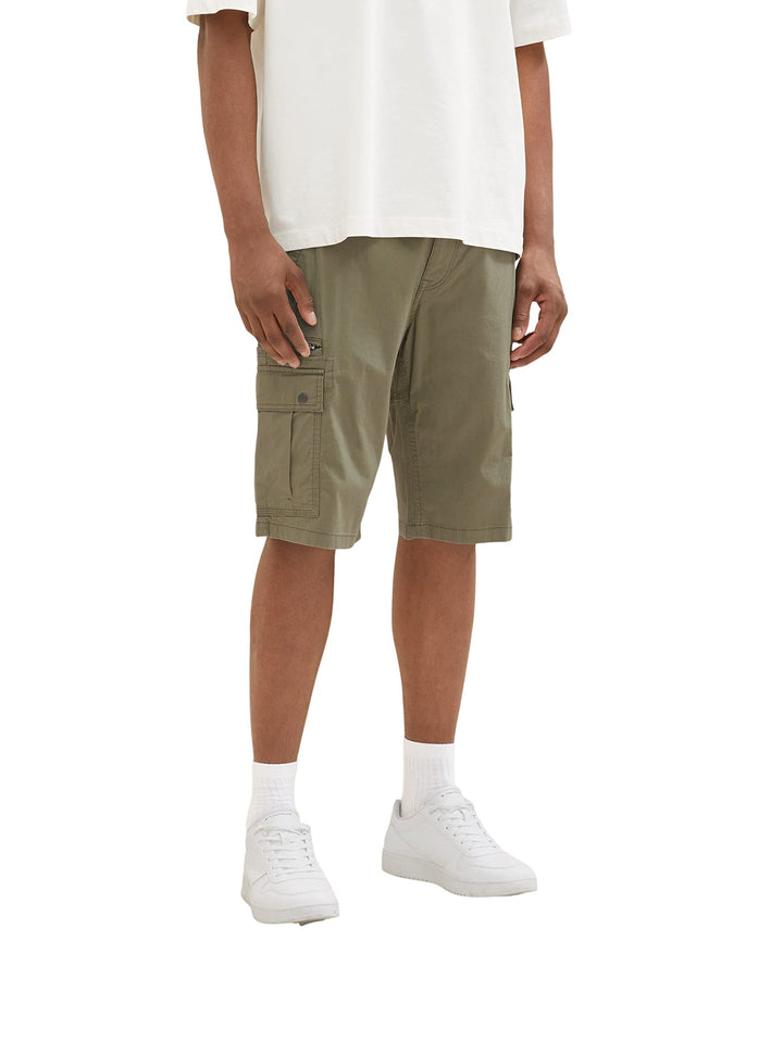 TOM TAILOR Herren Cargo Bermuda Shorts 34 10415 - Dusty Olive Green, 34 10415 - Dusty Olive Green